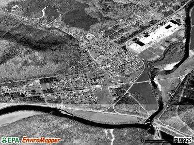 Glasgow satellite photo by USGS