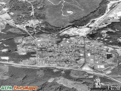 Whitehall satellite photo by USGS