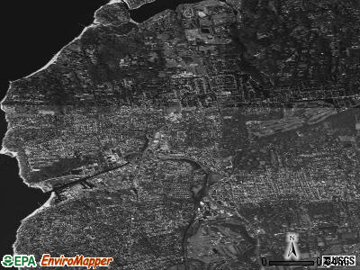 Glen Cove satellite photo by USGS