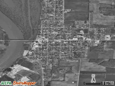 Buffalo City satellite photo by USGS
