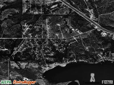 Lakeside satellite photo by USGS