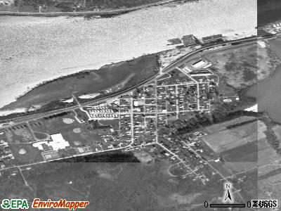 Belmont satellite photo by USGS