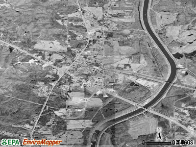 Stonington satellite photo by USGS