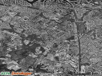 Milford Mill satellite photo by USGS