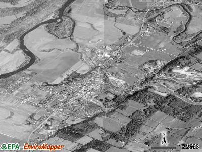 Schoharie satellite photo by USGS