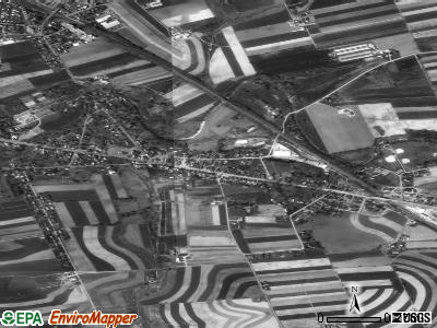 Paradise satellite photo by USGS