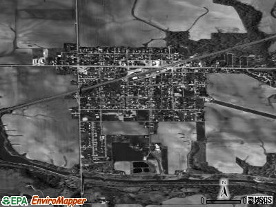 Wyanet satellite photo by USGS
