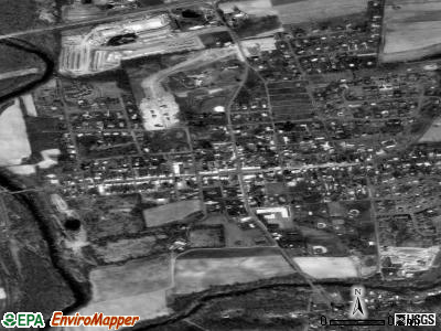 Jonestown satellite photo by USGS