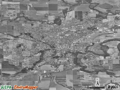 McMinnville satellite photo by USGS