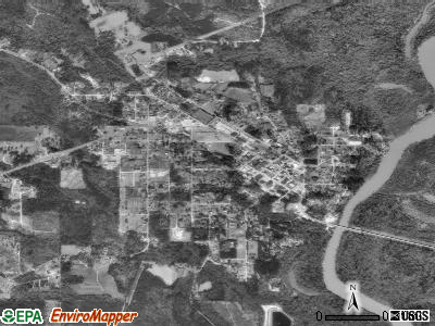 Leakesville satellite photo by USGS