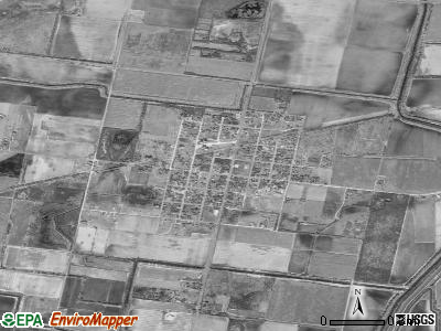 Lasara satellite photo by USGS
