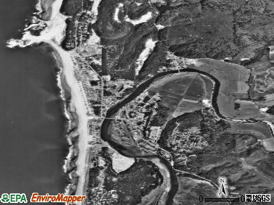 Portville satellite photo by USGS