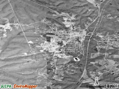 Tribes Hill satellite photo by USGS