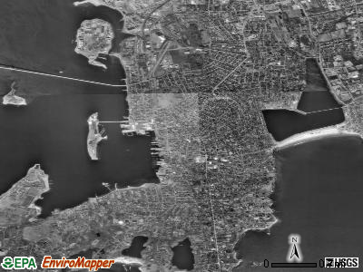 Newport satellite photo by USGS