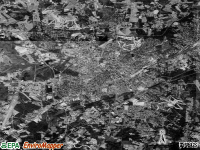 Salisbury satellite photo by USGS