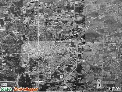 Texarkana satellite photo by USGS