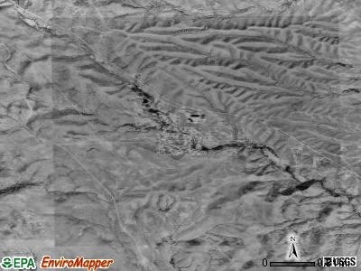 Spring Valley satellite photo by USGS
