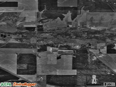 Mission satellite photo by USGS