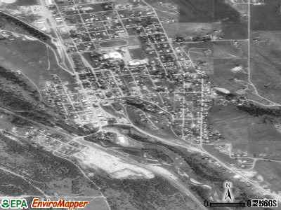 Eureka satellite photo by USGS