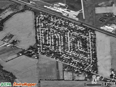 Fairview Lanes satellite photo by USGS