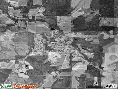 Caledonia satellite photo by USGS