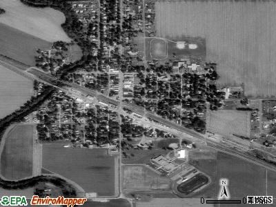 Rossville satellite photo by USGS