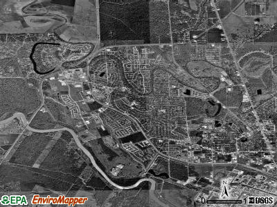 Lake Jackson satellite photo by USGS