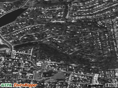 Baxter Estates satellite photo by USGS