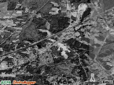 Gorman satellite photo by USGS