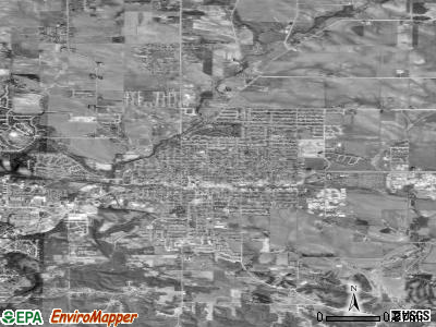 Marion satellite photo by USGS