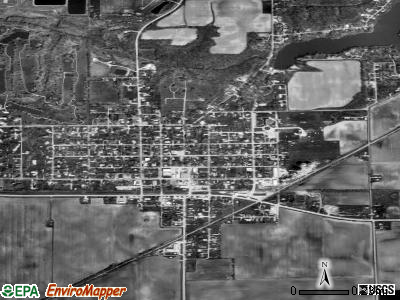 Oakland satellite photo by USGS