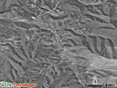 South Wallins satellite photo by USGS