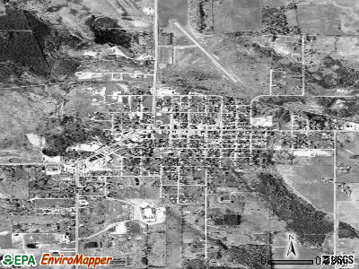 Onaway satellite photo by USGS