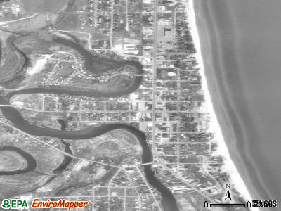 Oscoda satellite photo by USGS