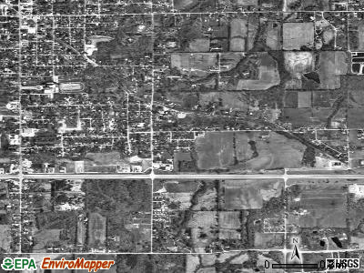 Crainville satellite photo by USGS