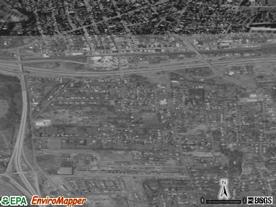 South Waverly satellite photo by USGS