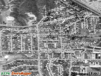 University Heights satellite photo by USGS