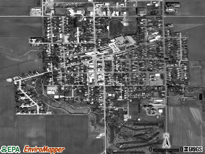 Henderson satellite photo by USGS