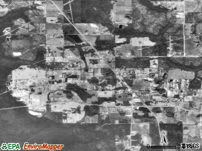 Hurley satellite photo by USGS