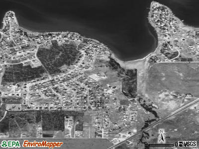 Lakeside City satellite photo by USGS