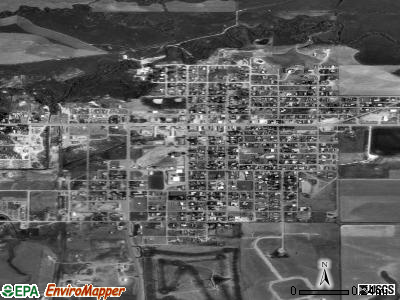 White Sulphur Springs satellite photo by USGS