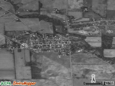 Farmersville satellite photo by USGS
