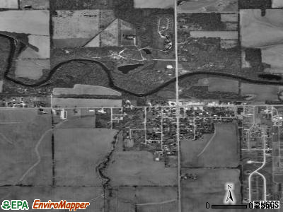Kingston satellite photo by USGS
