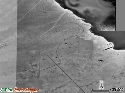 Salton City satellite photo by USGS