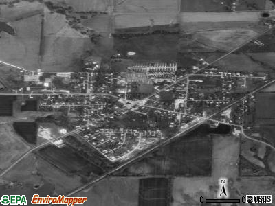 Hallsville satellite photo by USGS