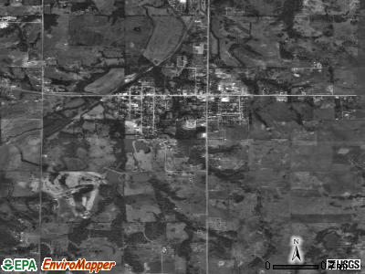 East Gull Lake satellite photo by USGS