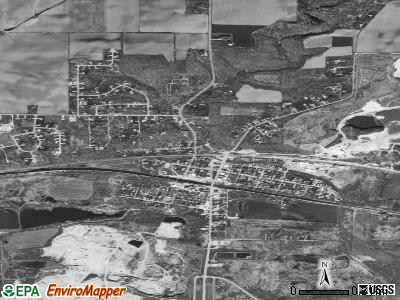 North Utica satellite photo by USGS