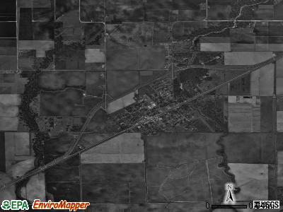 Louise satellite photo by USGS
