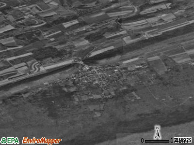 McClure satellite photo by USGS