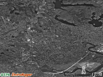 Saugus satellite photo by USGS